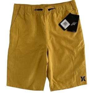 NWT Hurley Boys Shorts Size Large – Tan Casual Athletic Style Teen Boy Shorts